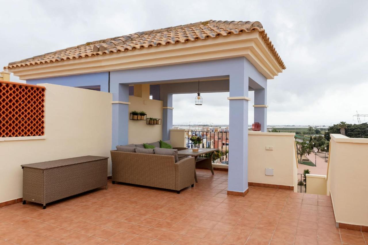 דירות רודה Atico Con Terraza-Solarium Y Piscina 4-6 Personas Wifi A/C מראה חיצוני תמונה